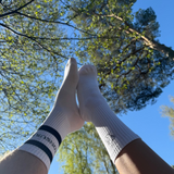 Tonsure socks black logo