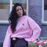 Teddy premium sweatshirt pink flush girls