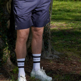 Tonsure socks black logo