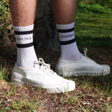 Tonsure socks black logo