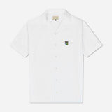 Kortærmet skjorte til mænd. Hvid skjorte til mænd