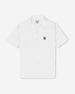 Kortærmet skjorte til mænd. Hvid skjorte til mænd