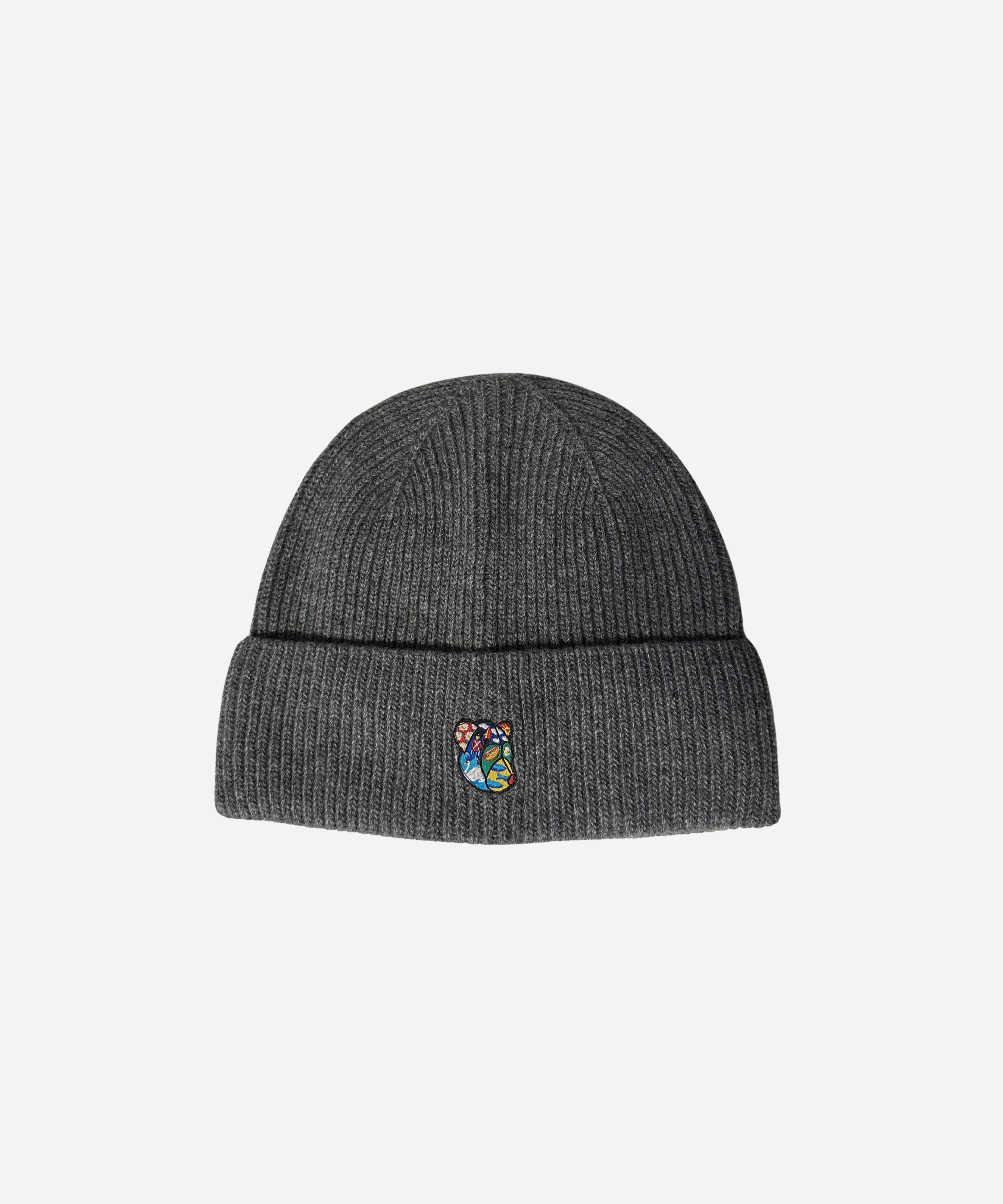 Boss beanie grey Copenhagen Teddy - Tonsure. Hue til mænd. Strikhue til mænd.