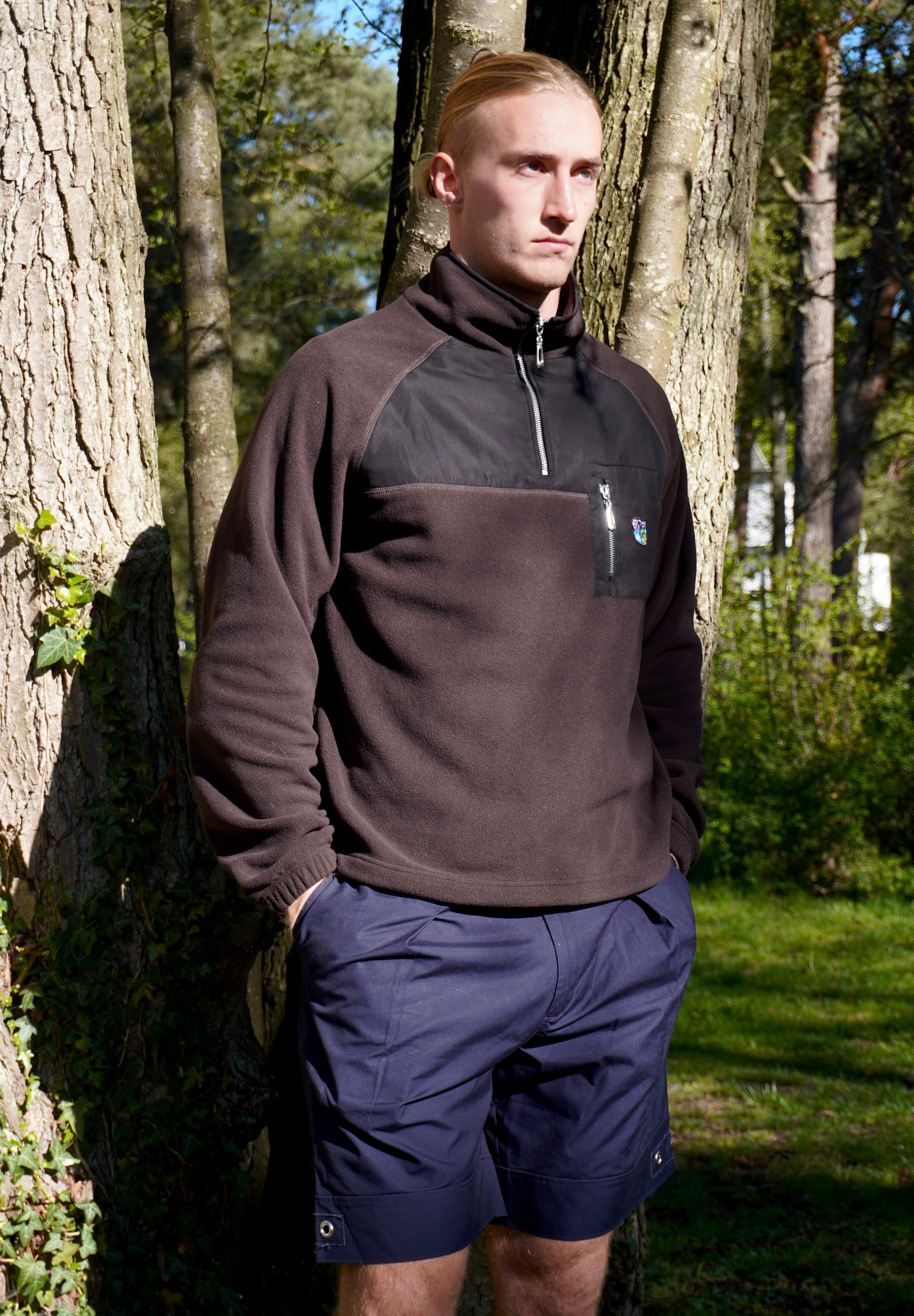 Christiano fleece jakke til mænd fra fashionbrand Tonsure. Designet i København