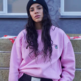 Teddy premium sweatshirt pink flush girls