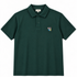 TONSURE Milton Polo dark green i 100% økologisk bomuld med Copenhagen Teddy badge