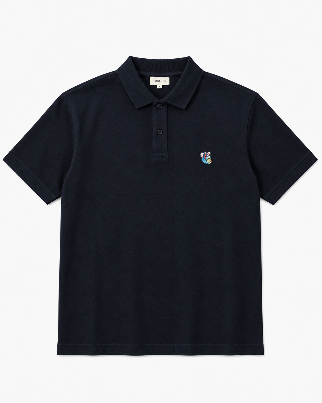 Milton polo navy - Tonsure. Mørkeblå polo til mænd fra Tonsure. Herremode 