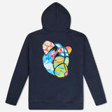 Play hoodie mørkeblå fra Tonsure. Hoodie til mænd. Unisex style. Copenhagen style