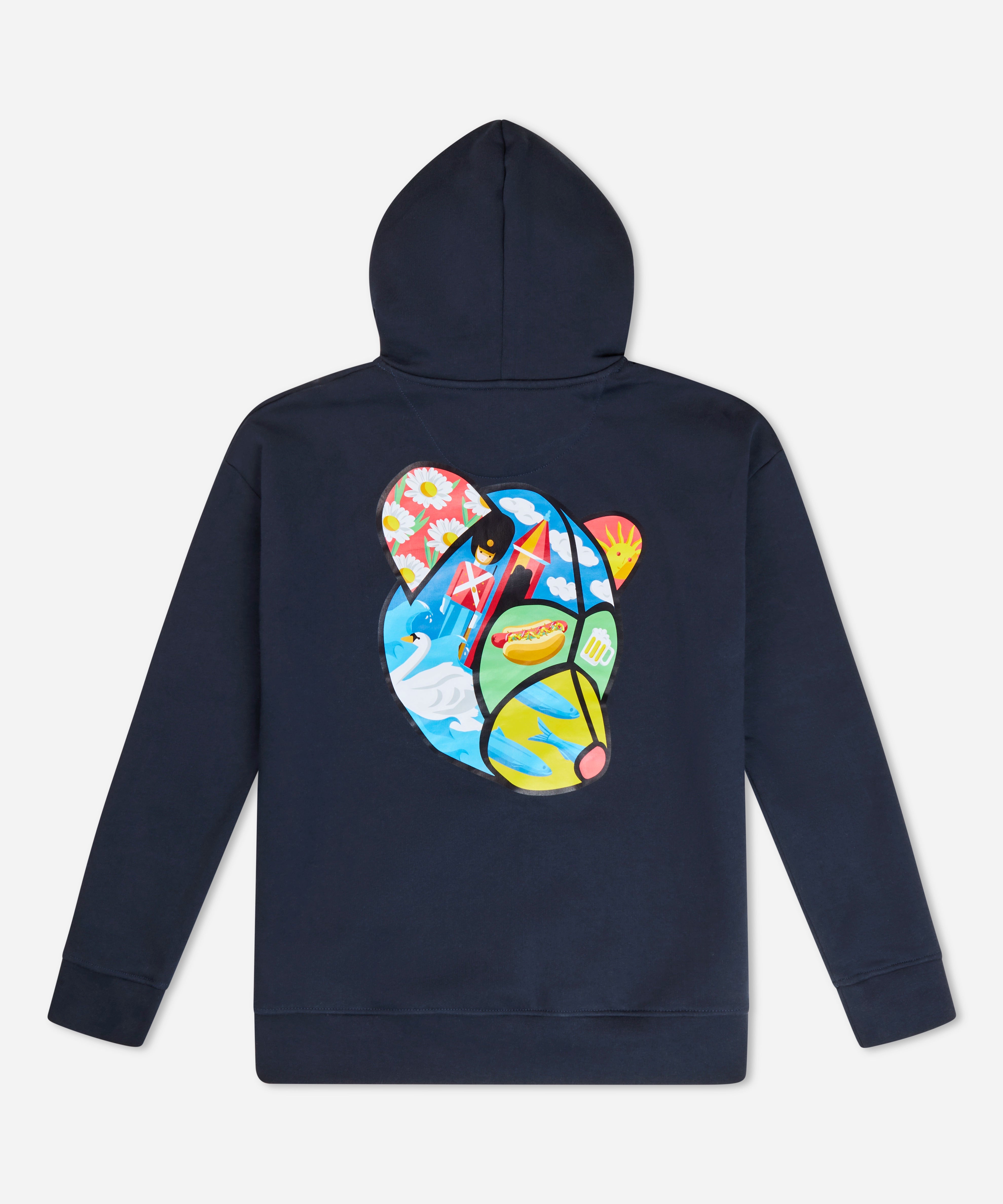 Play hoodie mørkeblå fra Tonsure. Hoodie til mænd. Unisex style. Copenhagen style