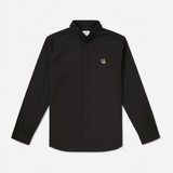 Black oxford shirt with Teddy Copenhagen badge. Skjorte til mænd fra Tonsure