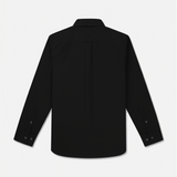 Tonsure Teddy oxfordskjorte i sort. Skjorter til mænd