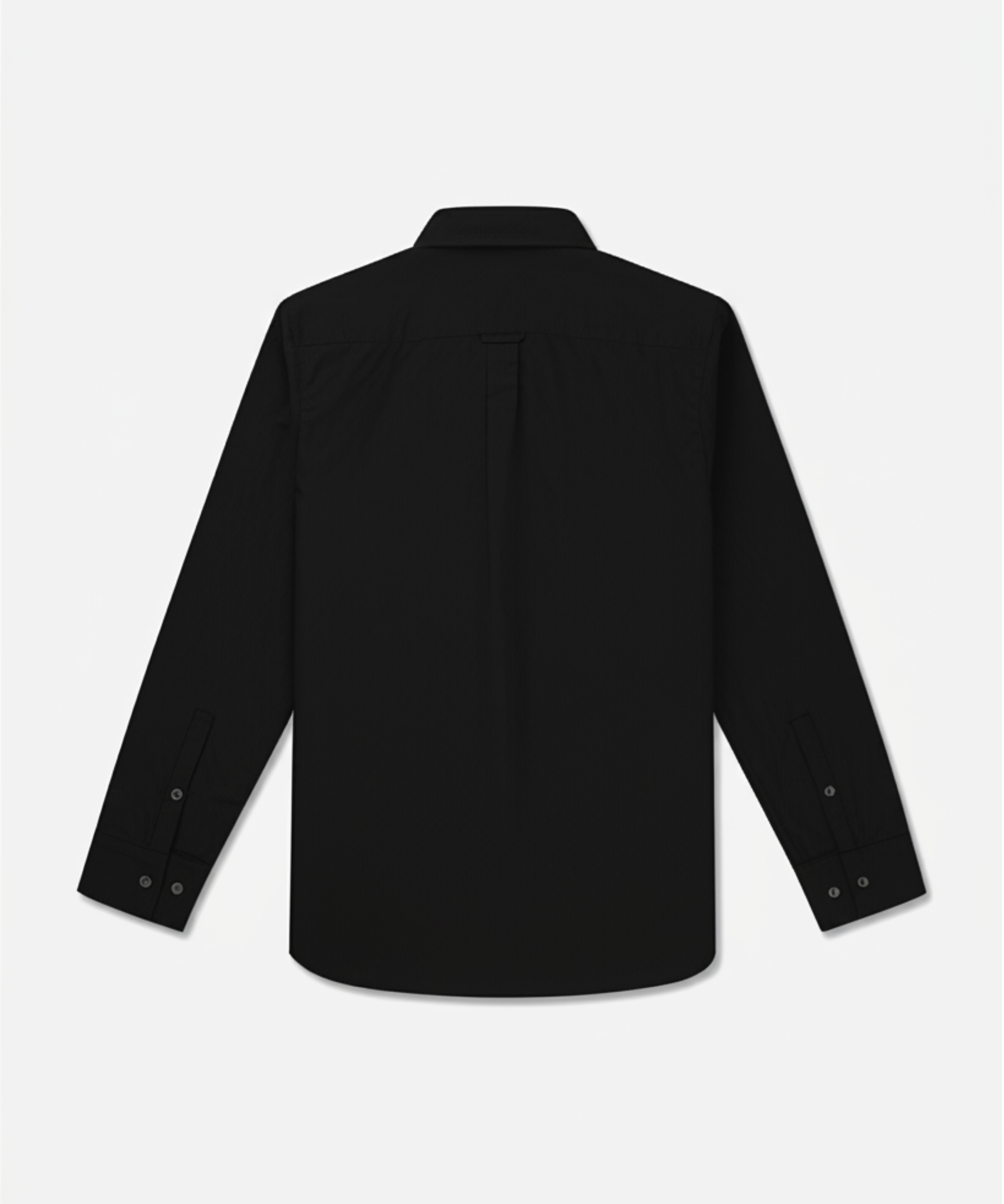 Tonsure Teddy oxfordskjorte i sort. Skjorter til mænd