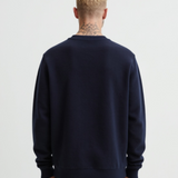 Teddy premium sweatshirt dark navy back. Sweatshirt til mænd.