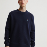 Teddy premium sweatshirt dark navy Tonsure. Sweatshirt til mænd. Trends 2025. Skandinavisk mode til mænd. 