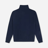 Theo lambswool turtleneck navy