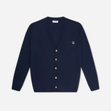 Cardigan til mænd i navy lambswool fra Tonsure. Copenhagen style. Strik til mænd