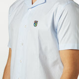 Bang bowler shirt blue/white small striped