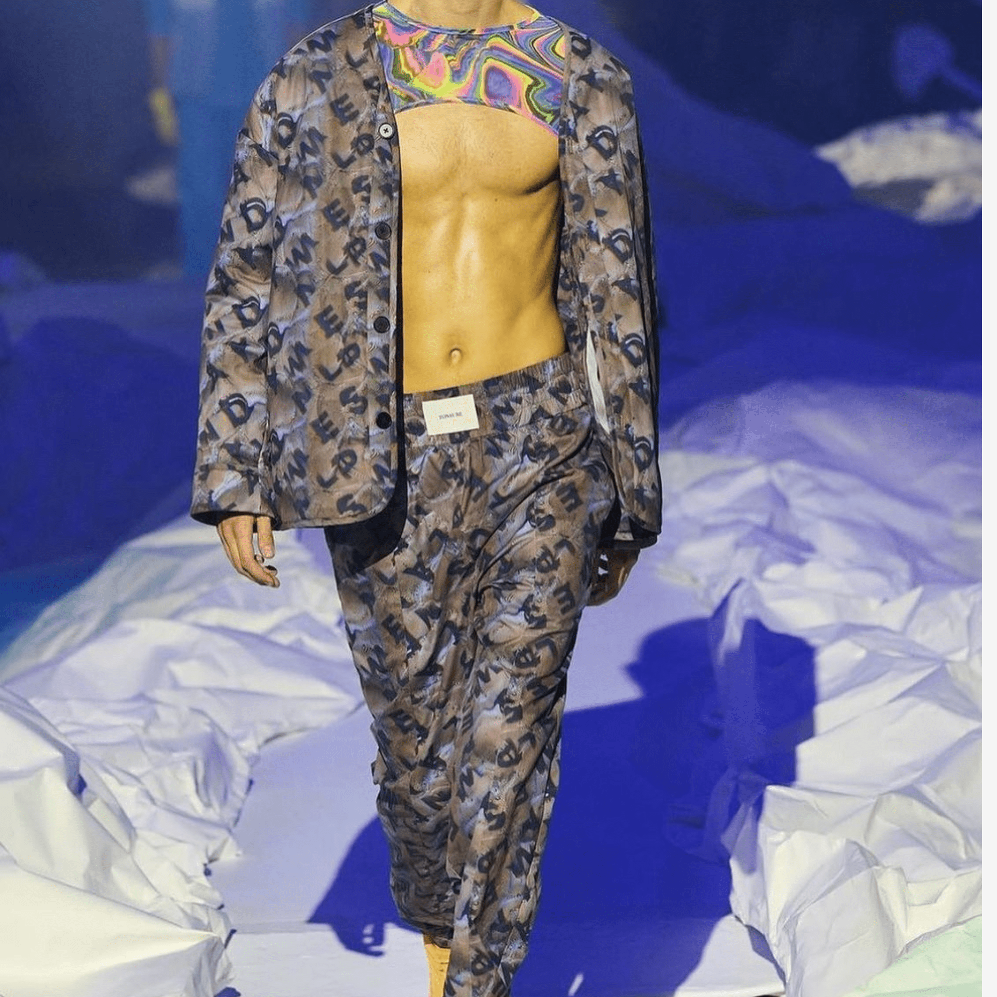 Carlos printet jacket - Tonsure