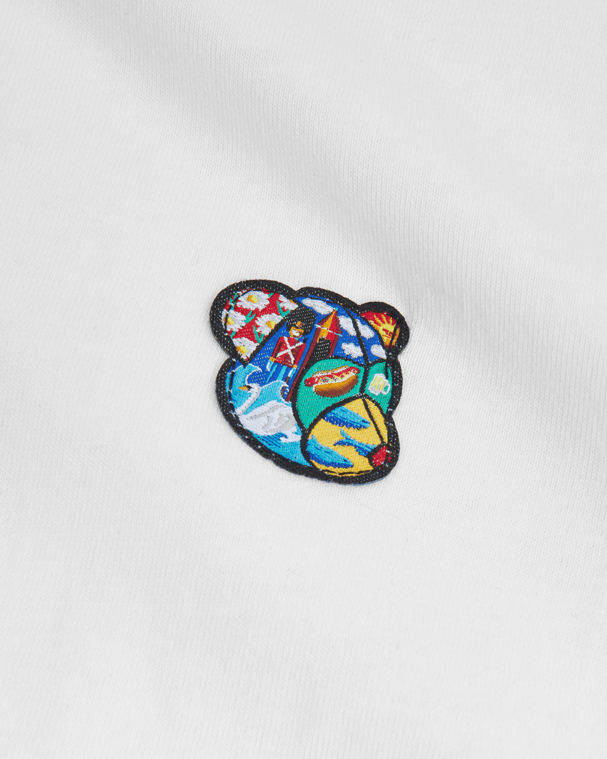 David tee white - Tonsure