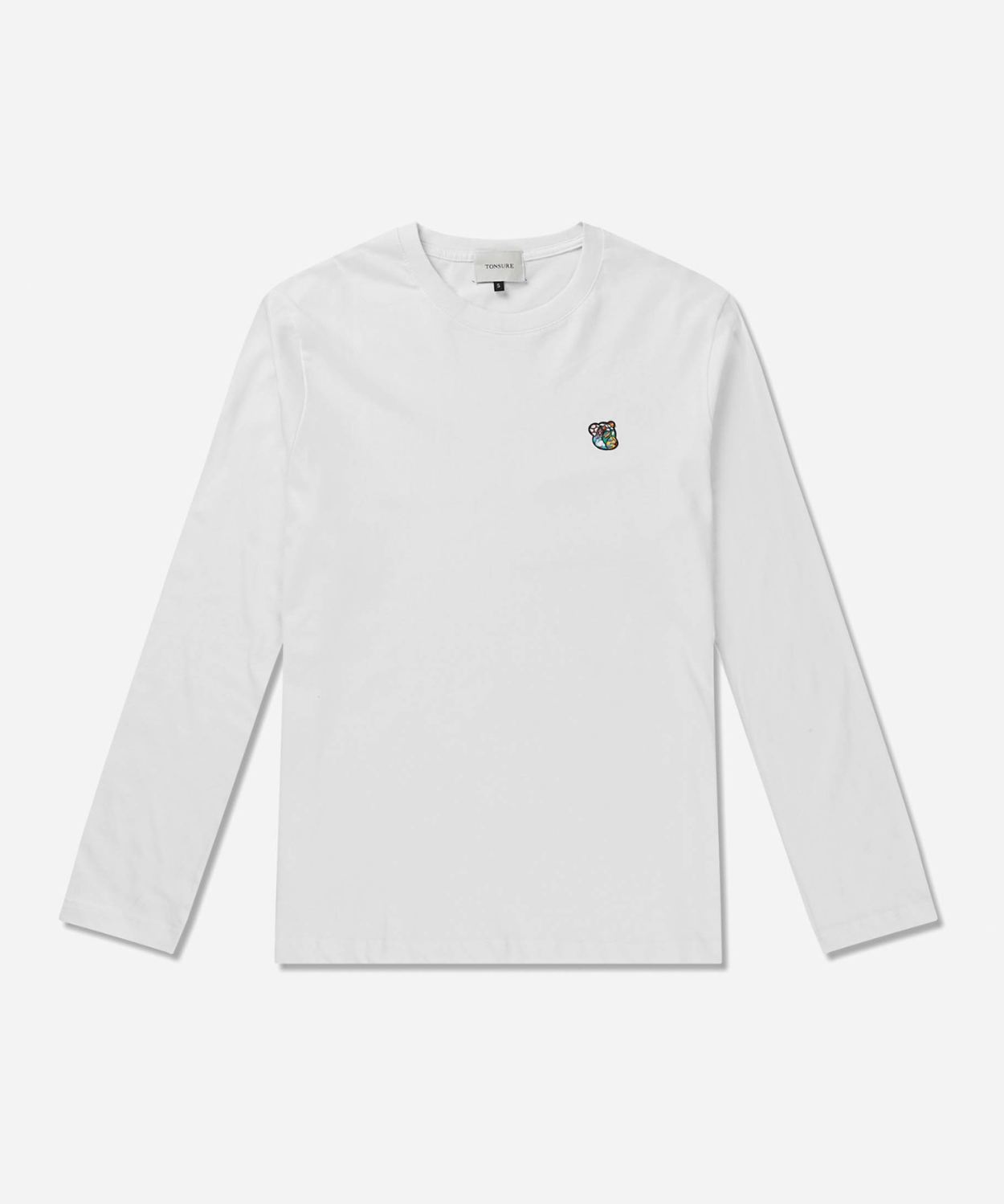 David tee white - Tonsure. Langærmet t-shirt fra Tonsure. Skandinavisk stil. Clean stil. Basis til garderoben.