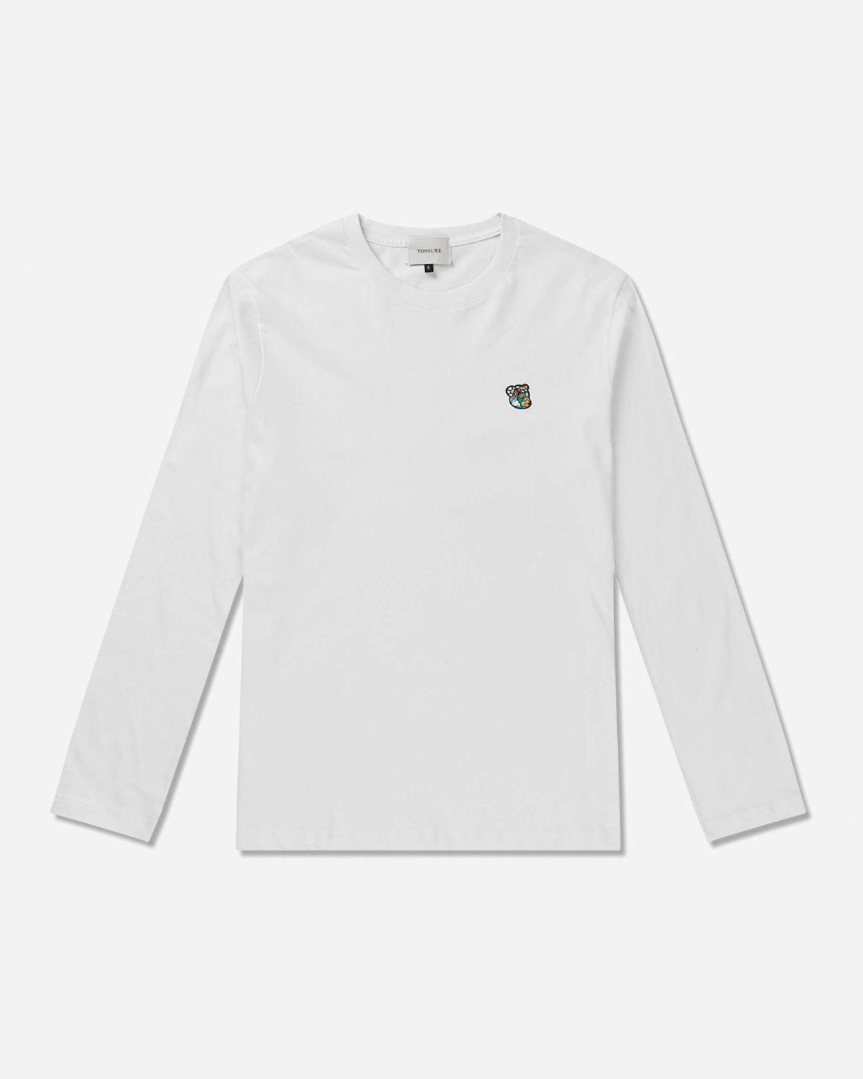 David tee white - Tonsure. Langærmet t-shirt fra Tonsure. Skandinavisk stil. Clean stil. Basis til garderoben.