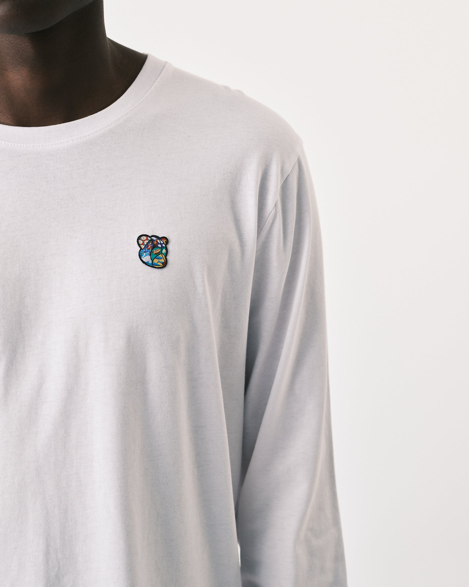 David tee white - Tonsure