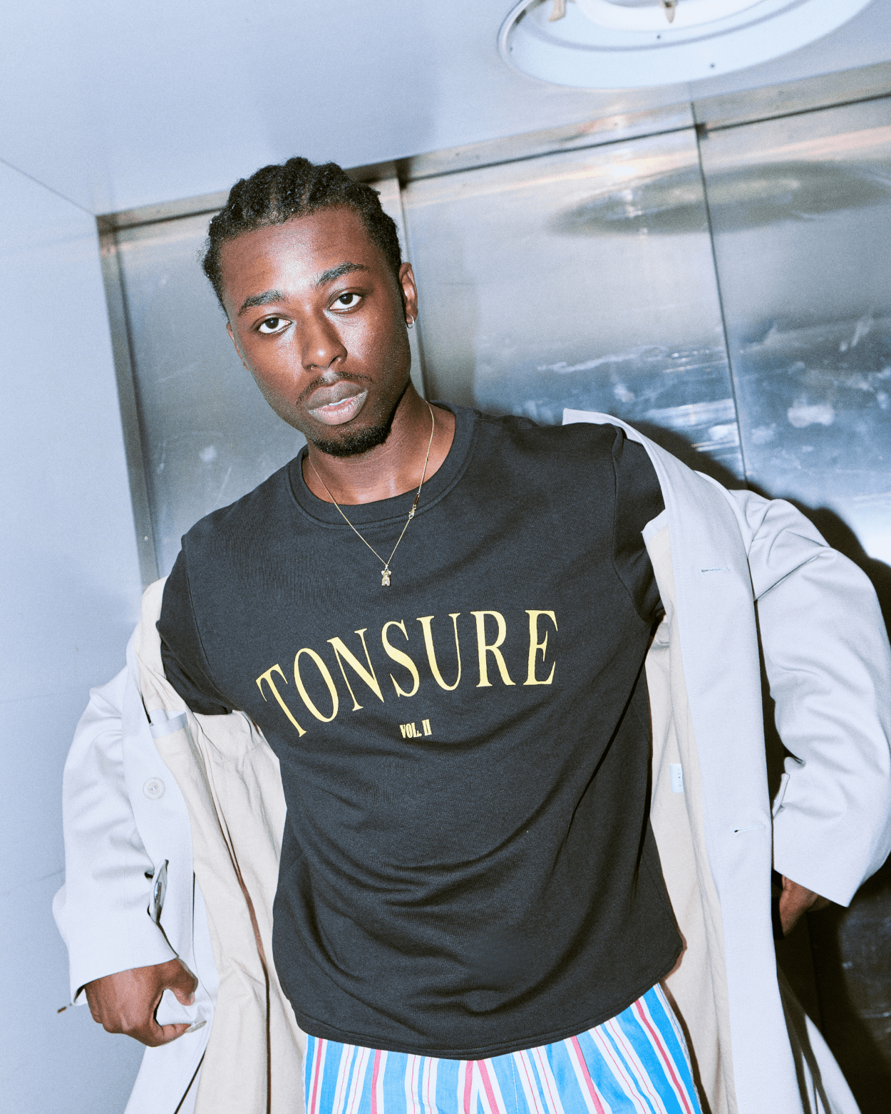 Liam sweatshirt black - Tonsure