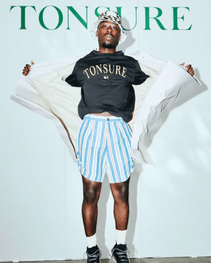 Liam sweatshirt black - Tonsure