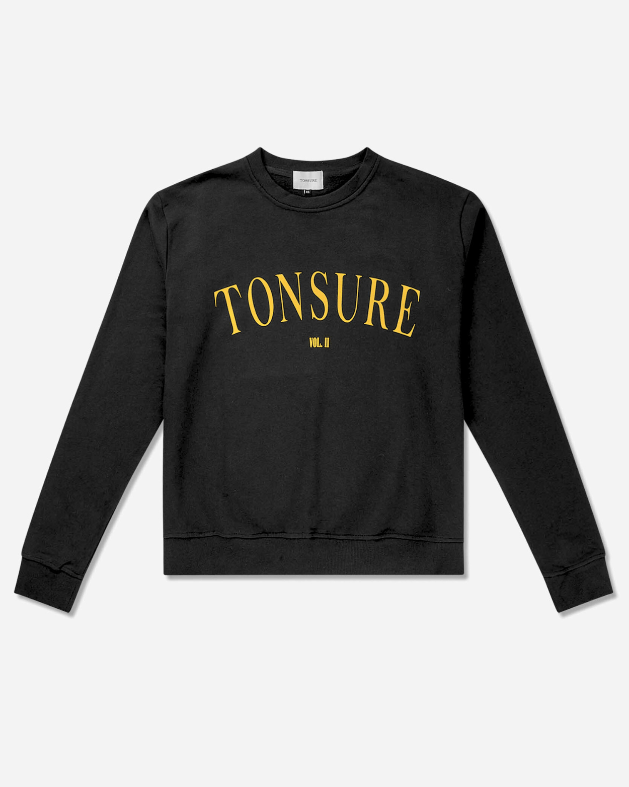 Liam sweatshirt black - Tonsure
