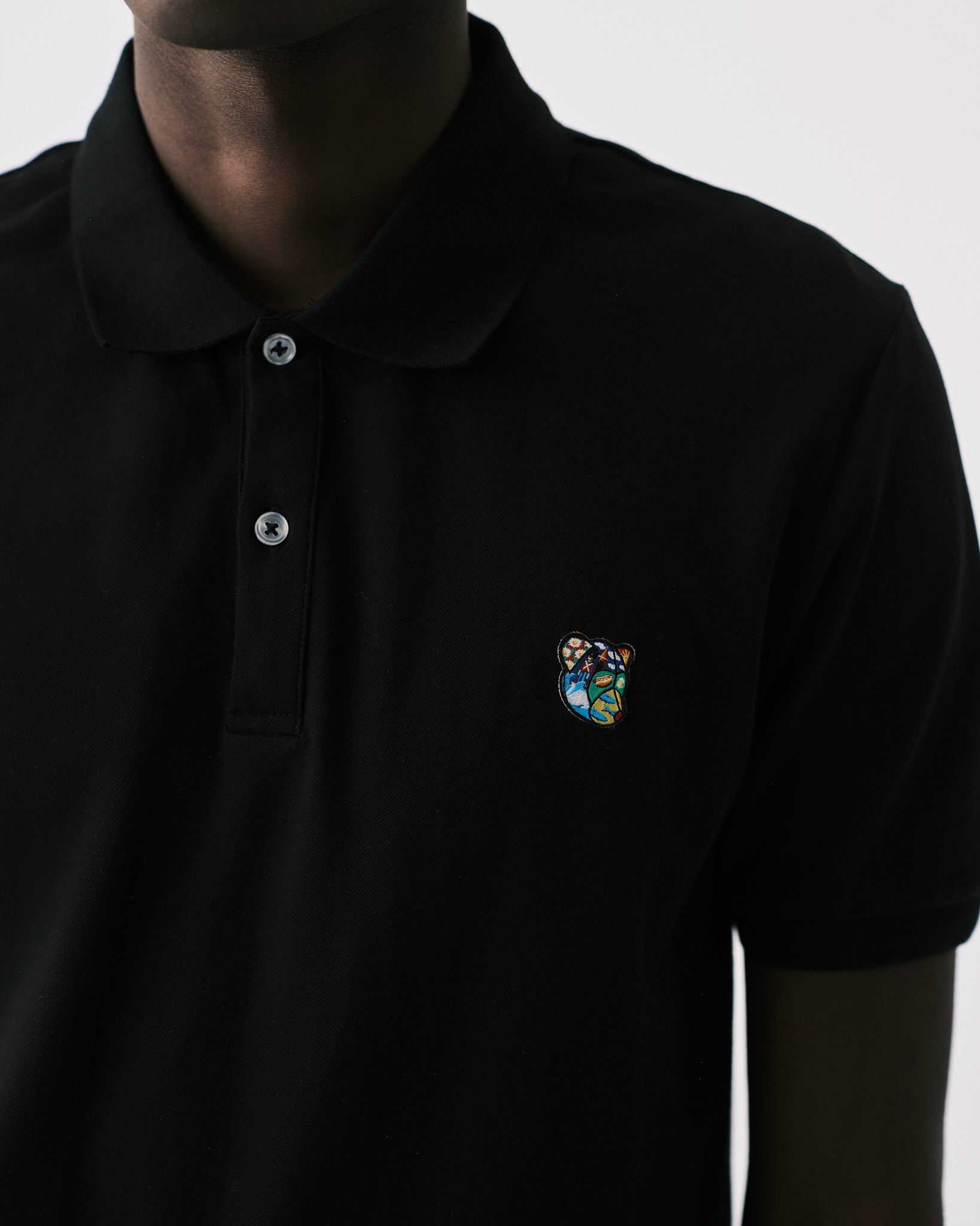 Milton polo black - Tonsure