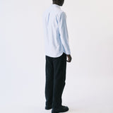 Oxie oxford shirt blue/white striped - Tonsure