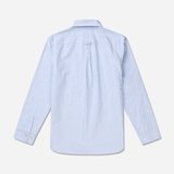 Oxie oxford shirt blue/white striped - Tonsure