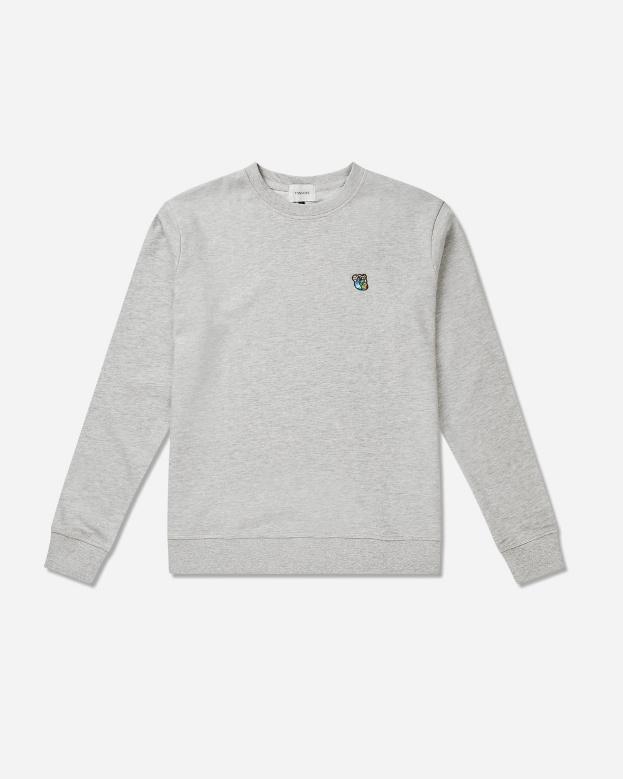 Peter sweatshirt grey melange - Tonsure