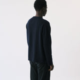 Philip knit crewneck navy - Tonsure