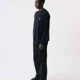 Philip knit crewneck navy - Tonsure