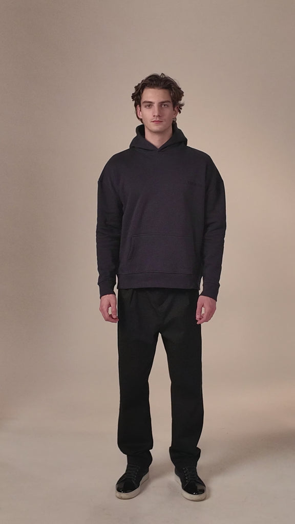 Hoodie til mænd fra tonsure. Copenhagen teddy på ryggen. 