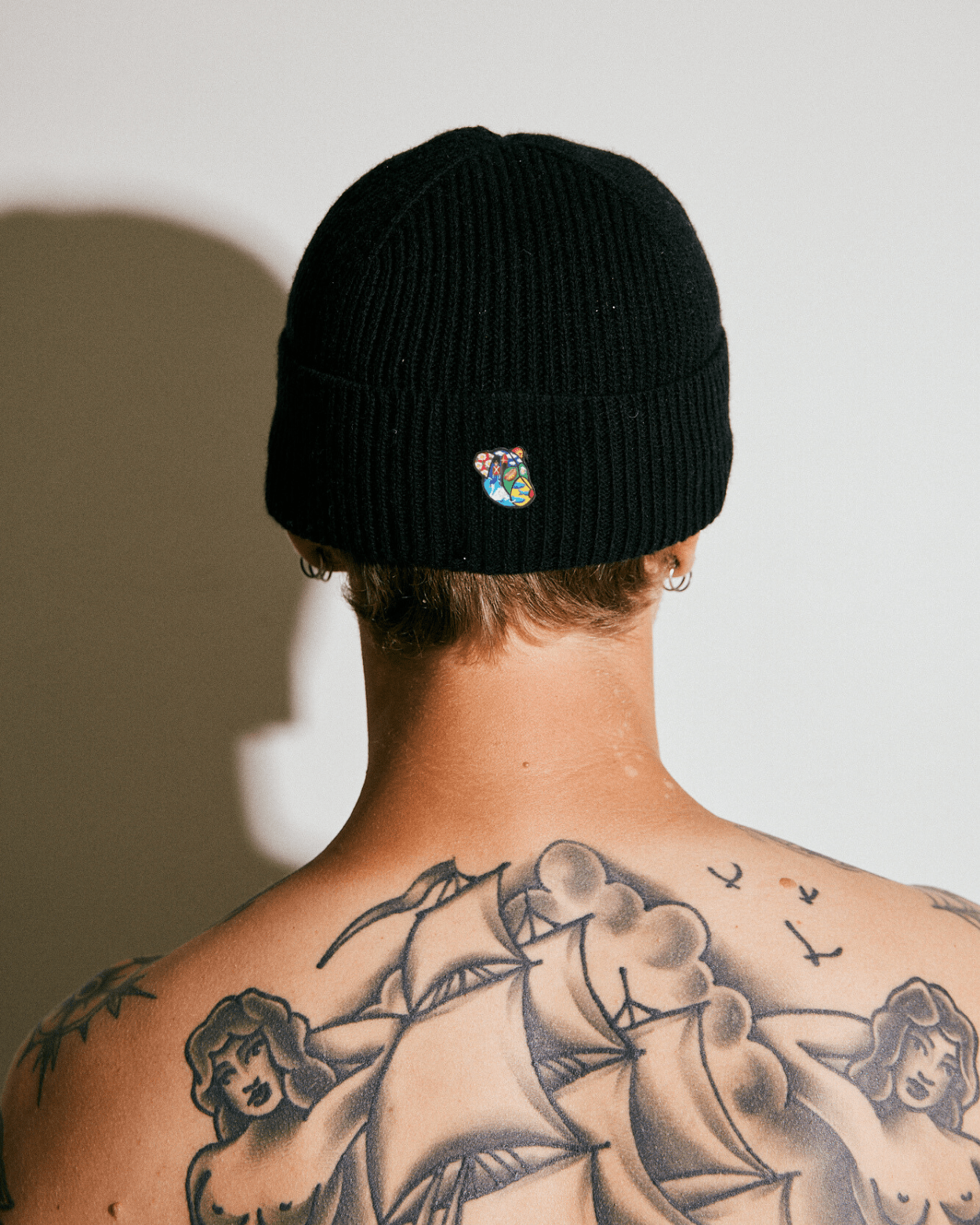 Rickie beanie black - Tonsure