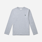 Teddy LS Tee Grey Melange - Tonsure