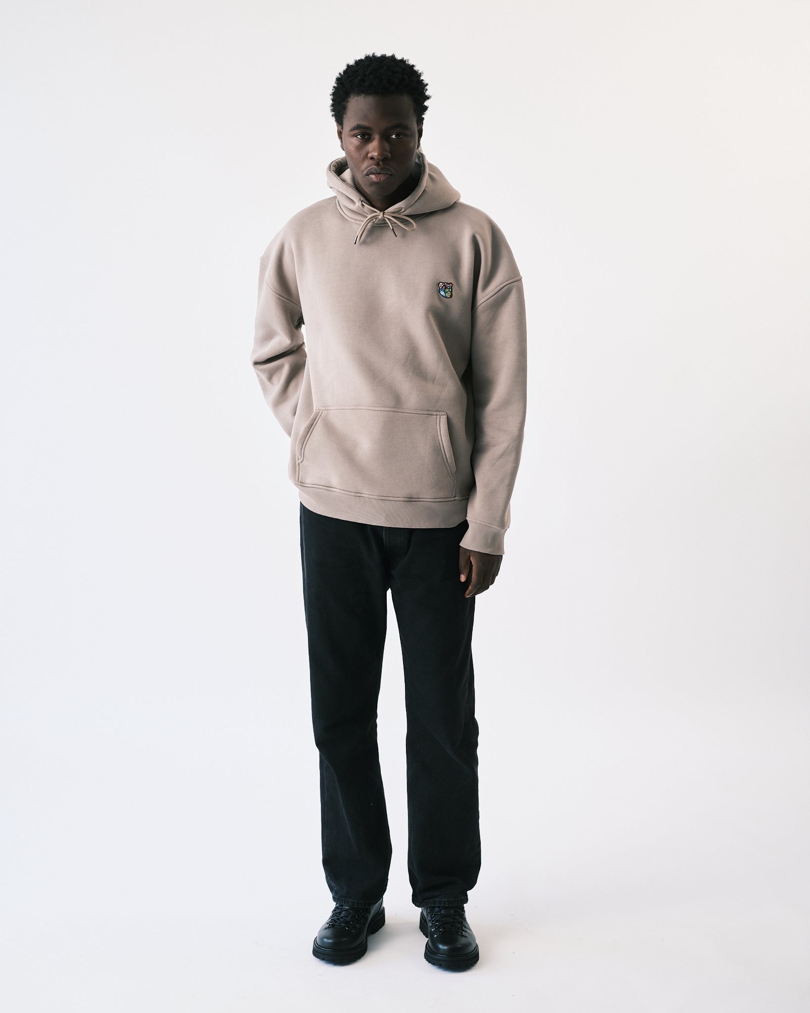 Teddy premium hoodie café latte - Tonsure