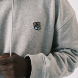 Teddy premium hoodie grey - Tonsure