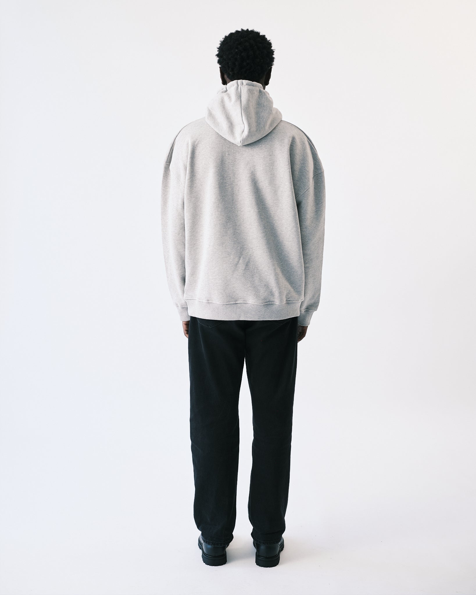 Teddy premium hoodie grey - Tonsure