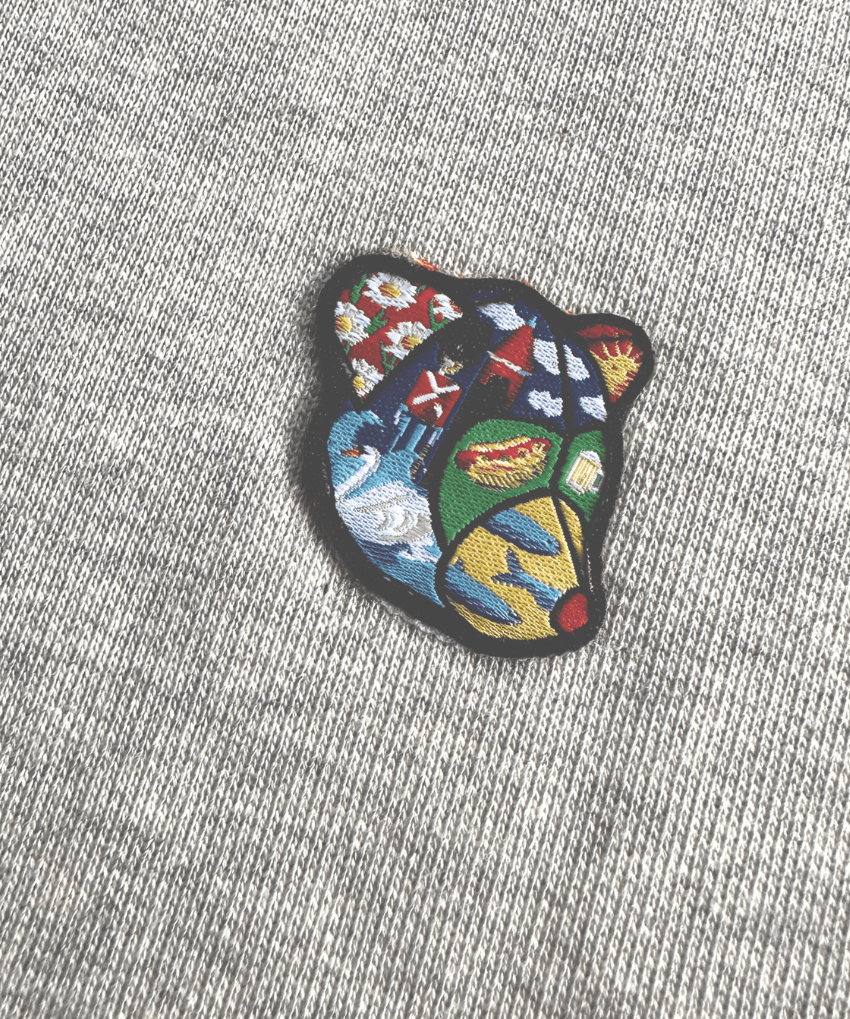 Teddy premium hoodie grey - Tonsure