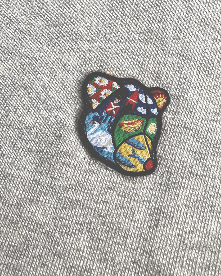 Teddy premium hoodie grey - Tonsure