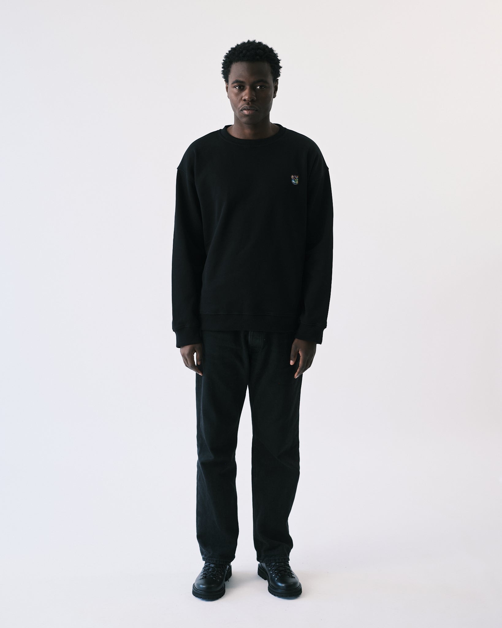 Teddy premium sweatshirt black - Tonsure