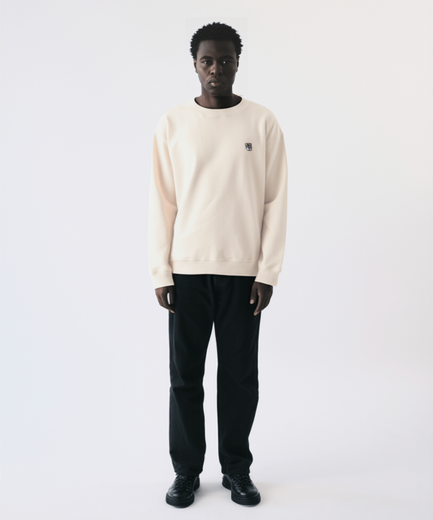 Teddy premium sweatshirt pearl - Tonsure