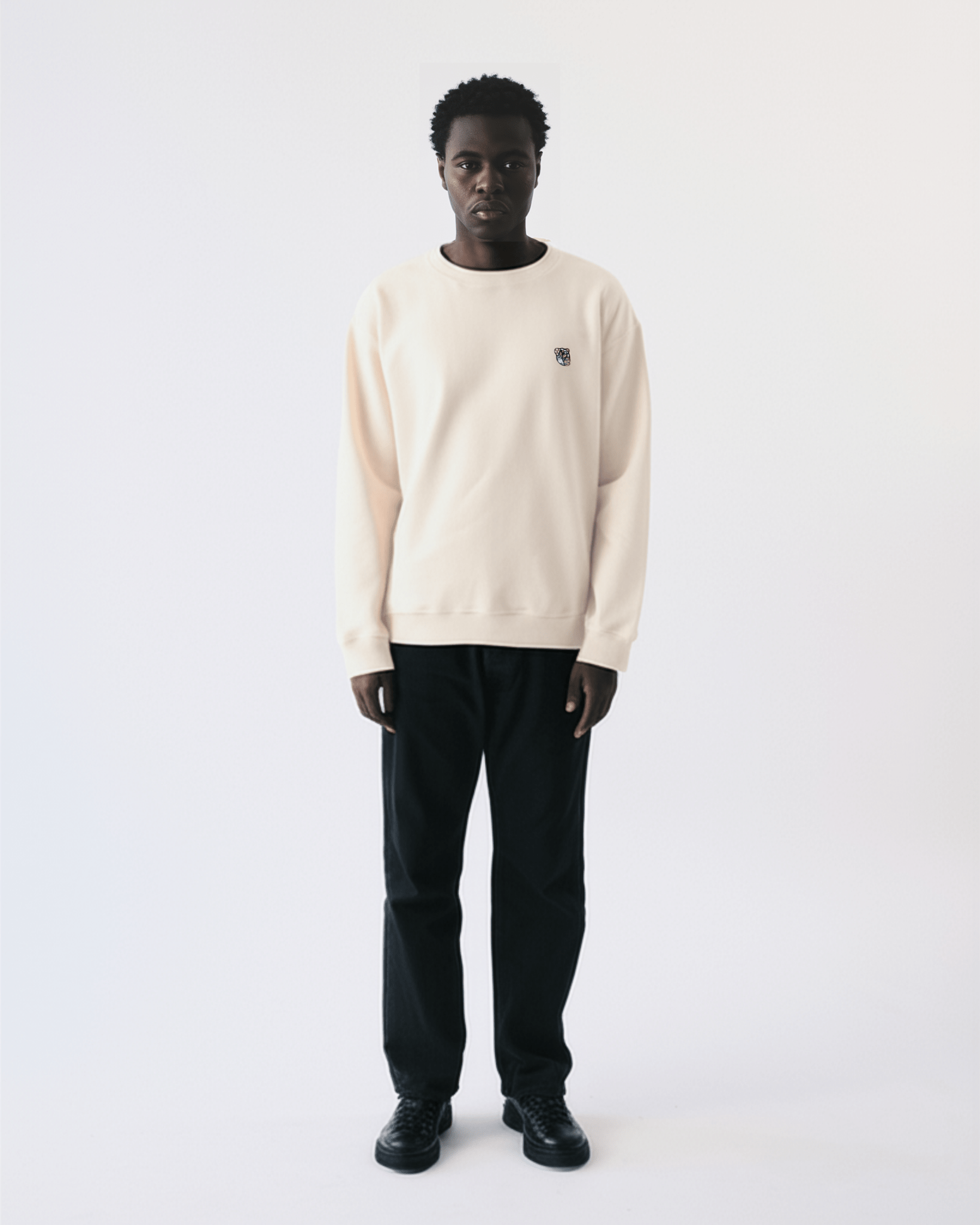 Teddy premium sweatshirt pearl - Tonsure