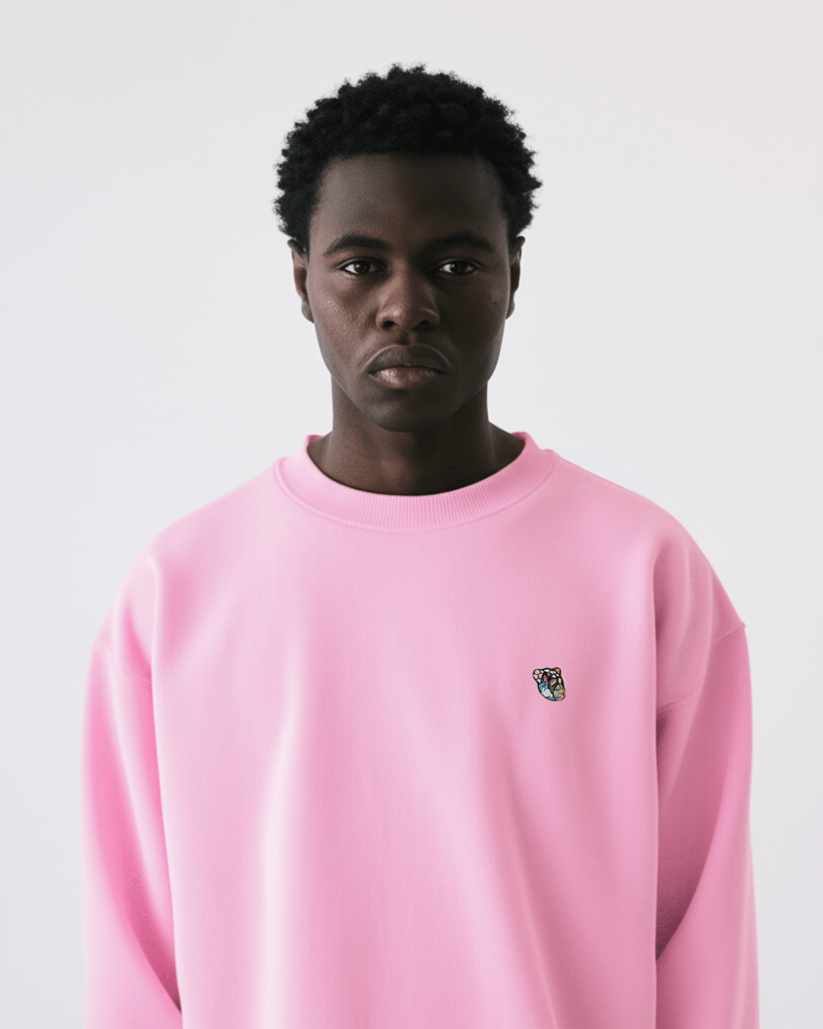 Teddy premium sweatshirt pink flush - Tonsure