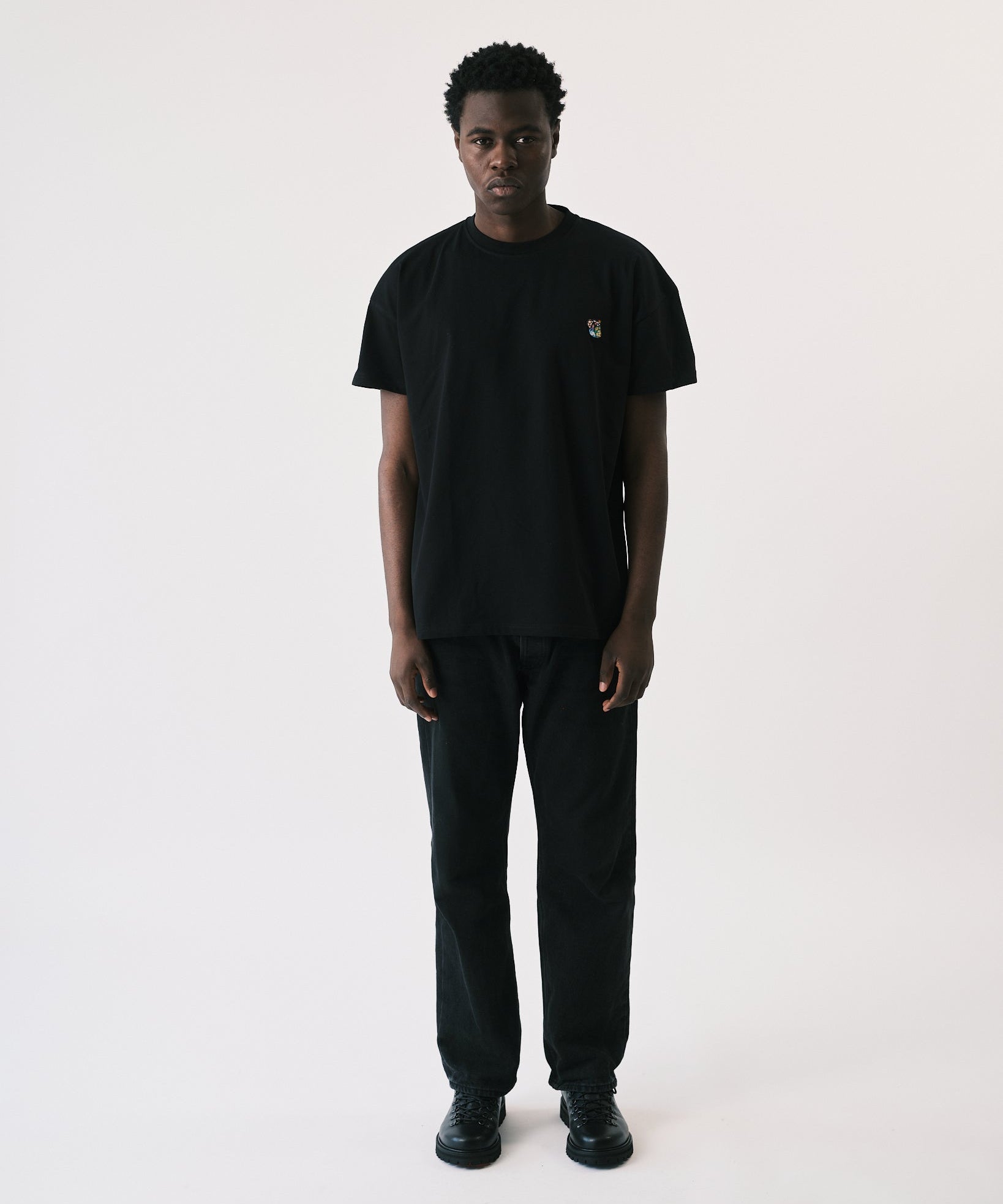 Teddy premium tee black - Tonsure