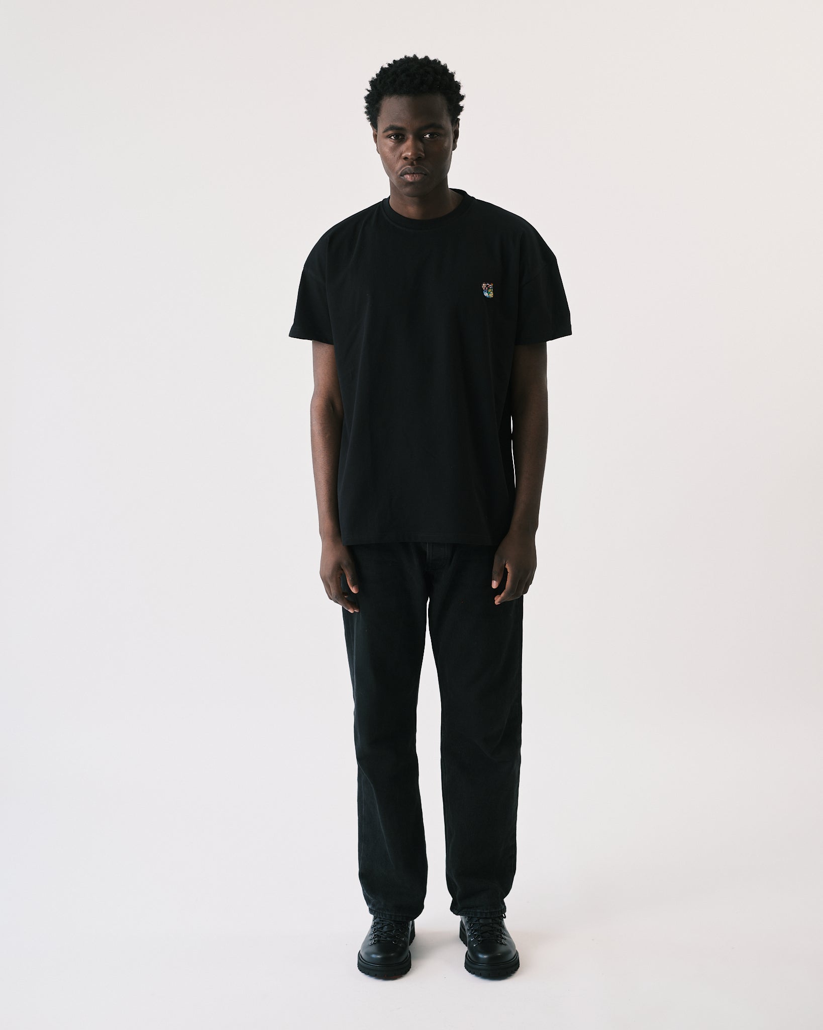 Teddy premium tee black - Tonsure