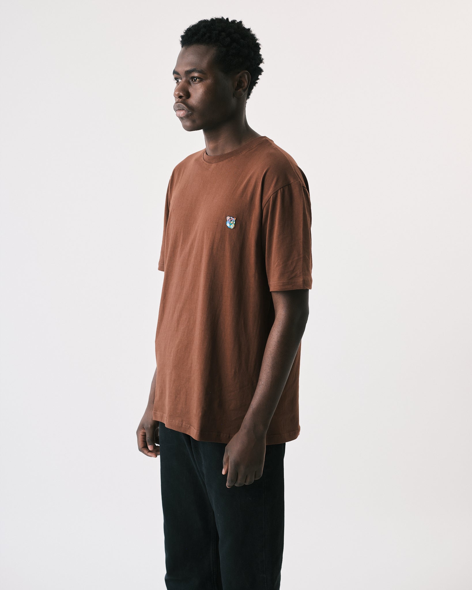 Teddy premium tee brown - Tonsure